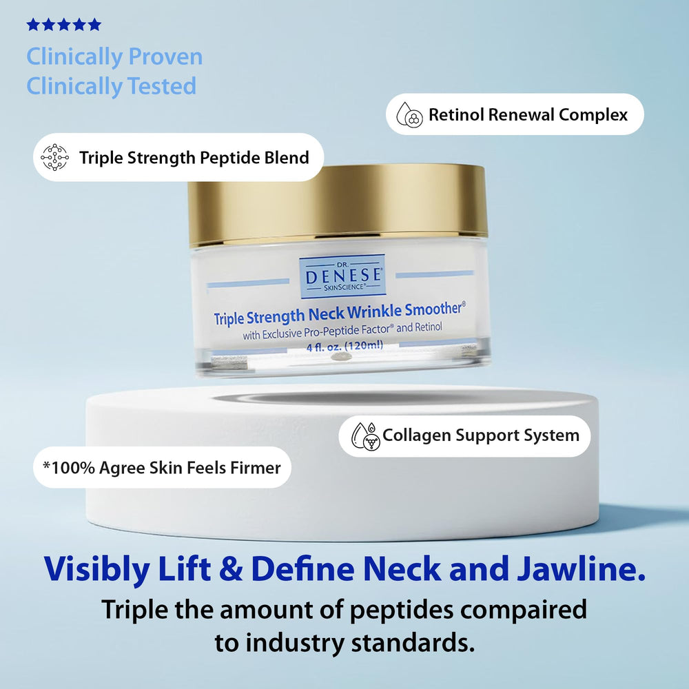 Dr. Denese Crème Cou application rapide pour le cou.