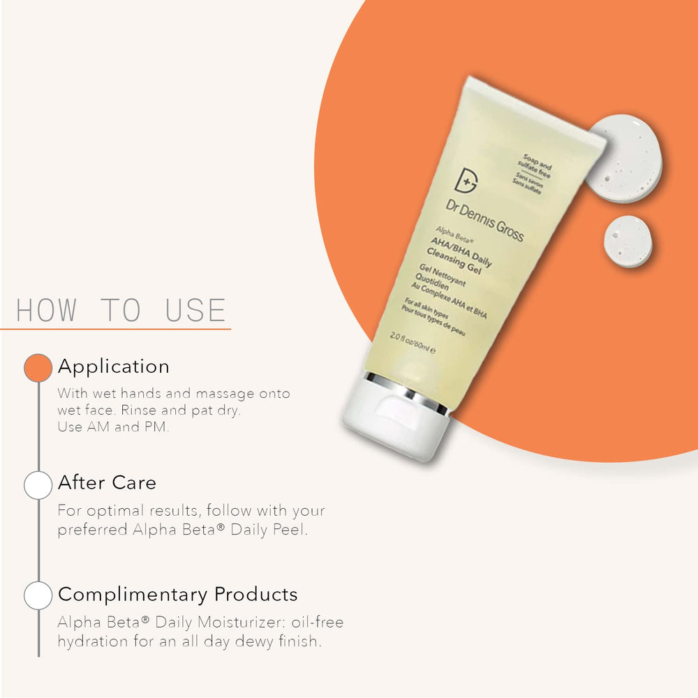Massage du visage avec Alpha Beta pour nettoyer et tonifier.