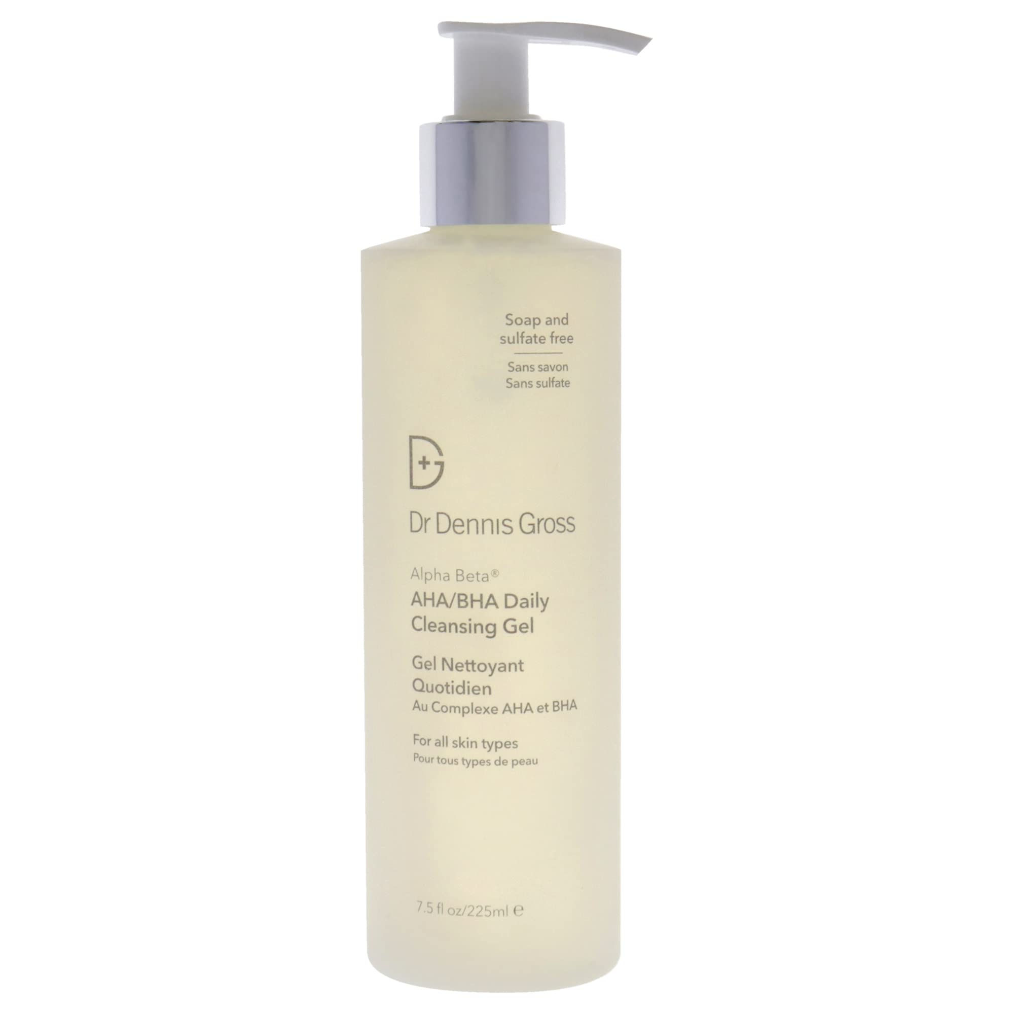 Dr Dennis Gross Alpha Beta Gel Nettoyant – mousse épaisse pour une peau nette et fraîche