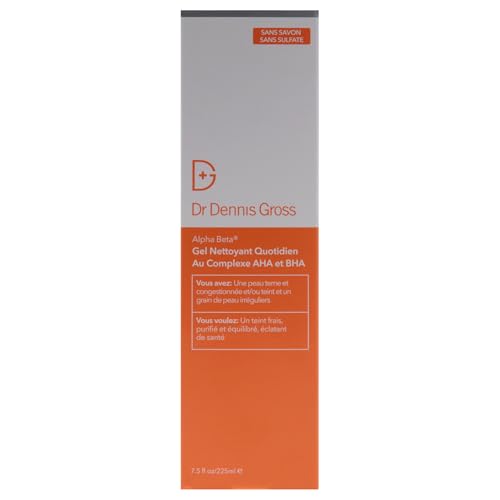 Dr Dennis Gross Alpha Beta Gel Nettoyant – routine quotidienne facilitée
