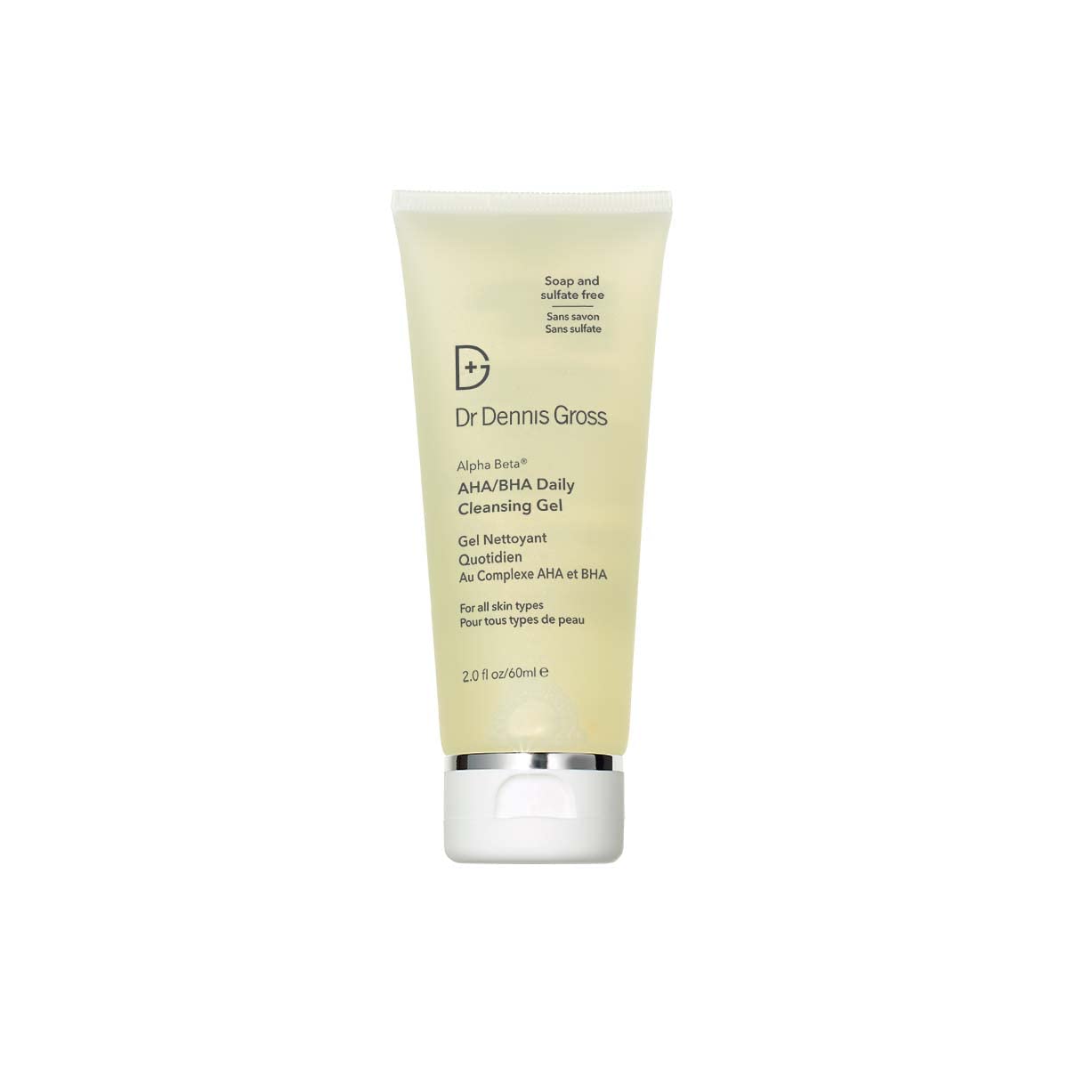 Dr Dennis Gross Alpha Beta nettoyant quotidien en flacon purifiant les pores en douceur.