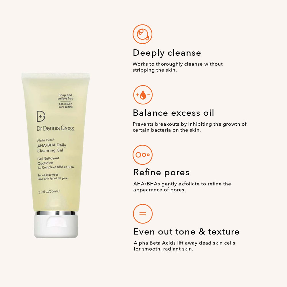 Texture gel-moussant Alpha Beta qui se transforme en mousse.