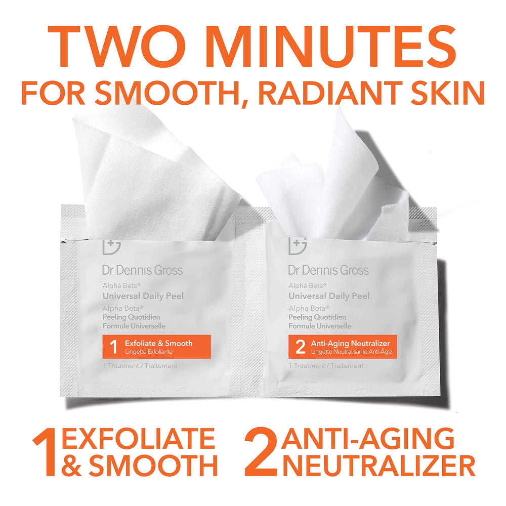 Dr Dennis Gross Alpha Beta Universal Daily Peel - étape 2 neutralisant hydratant pour peau équilibrée