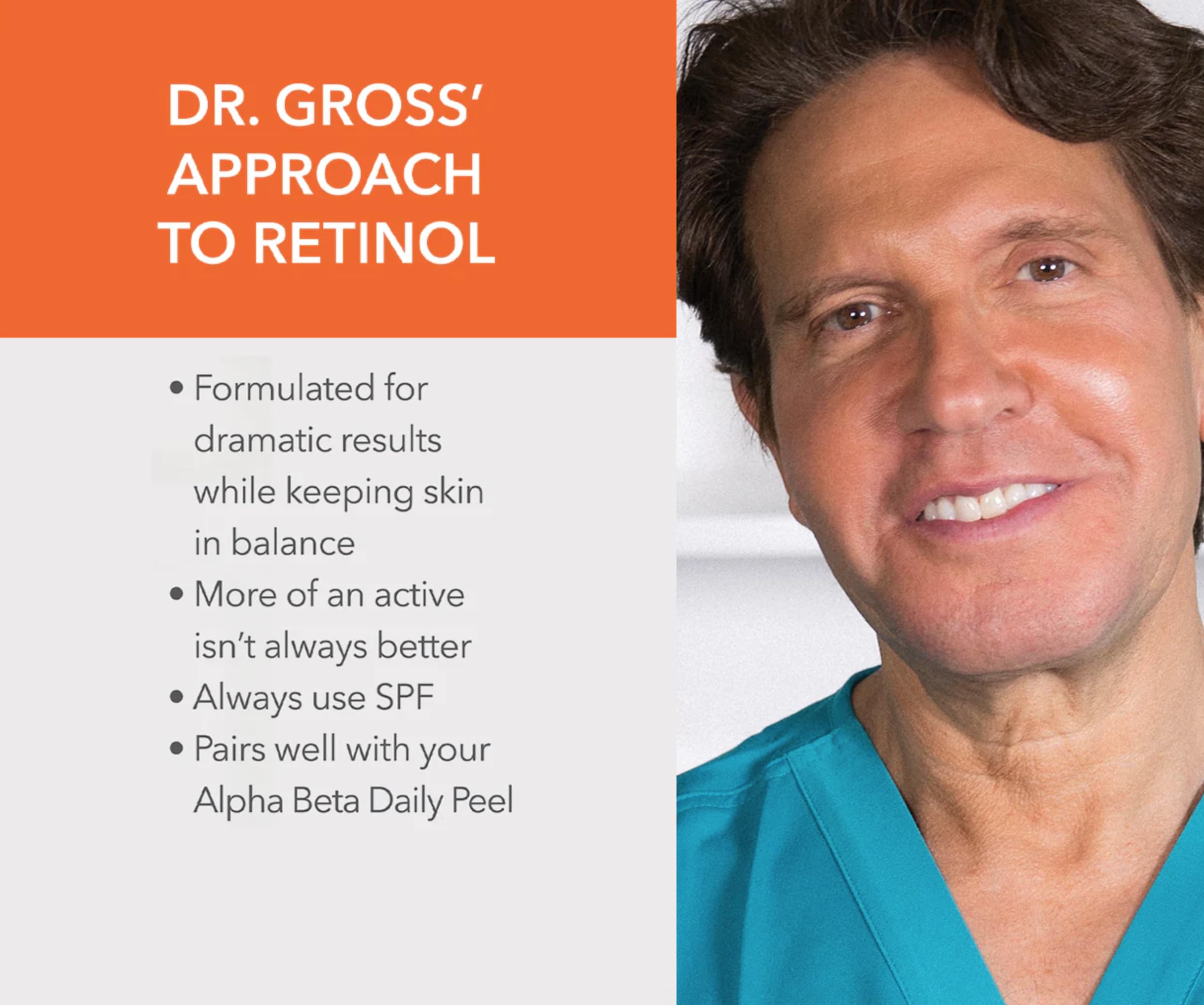 Application simple du Dr Dennis Gross Avance Retinol Ferulic