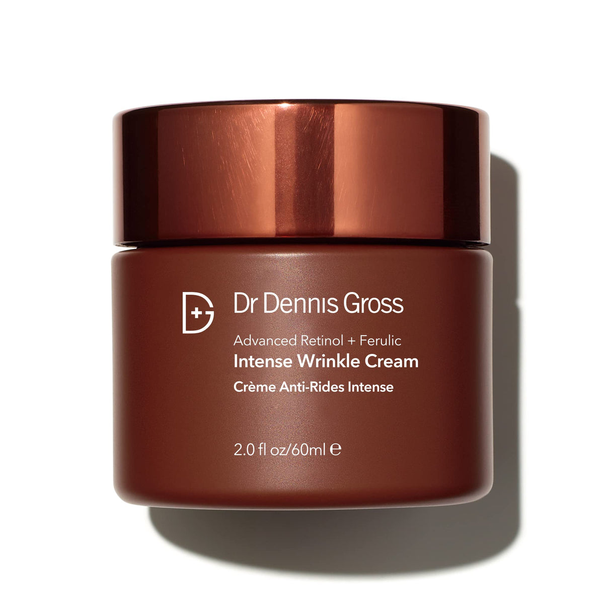 Dr Dennis Gross Advanced Retinol Ferulic crème avant-après peau plus lisse.