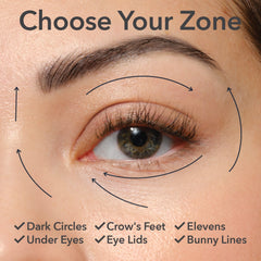 Texture crème yeux Dr Dennis Gross DermInfusions, aspect lisse et hydratant pour le contour.