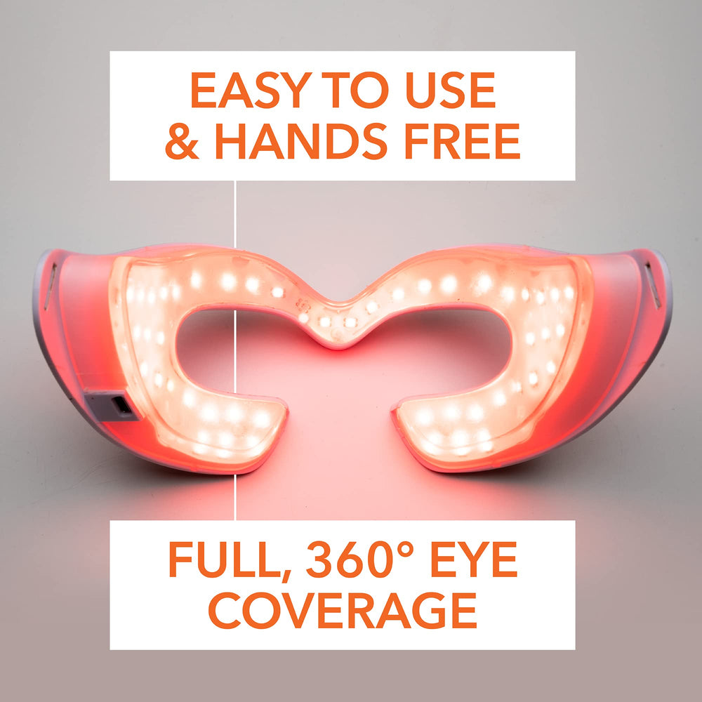 Dr Dennis Gross DRx SpectraLite Eyecare Max Pro – lumière LED rouge chaude sur contour des yeux
