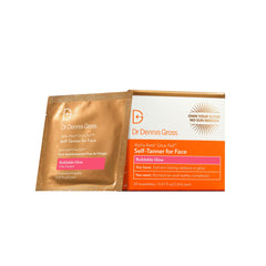 Dr Dennis Gross Glow Pad lingette visage pour brunissage naturel sans soleil