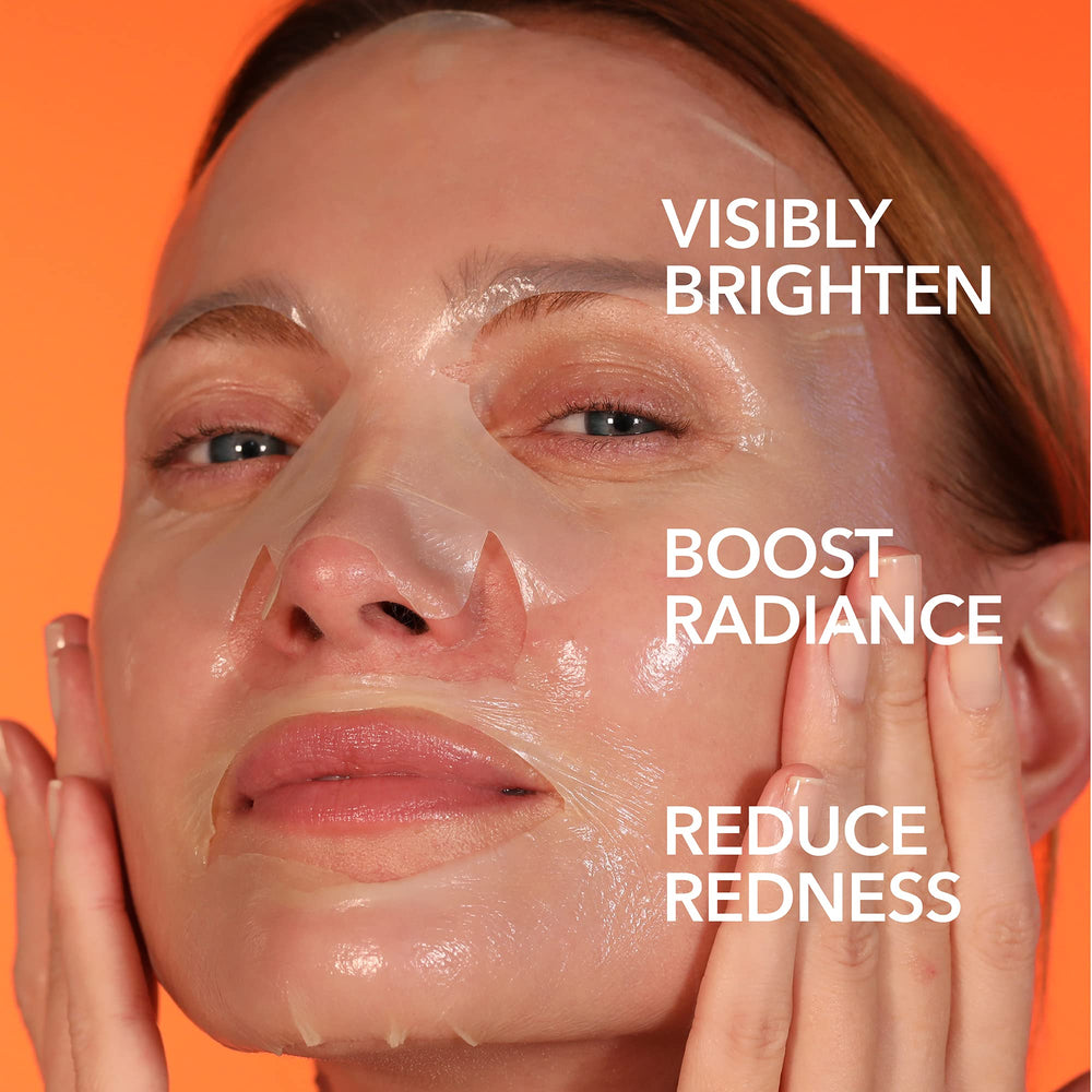 Masque biocellulose Dr Dennis Gross compatible avec les dispositifs lumineux.