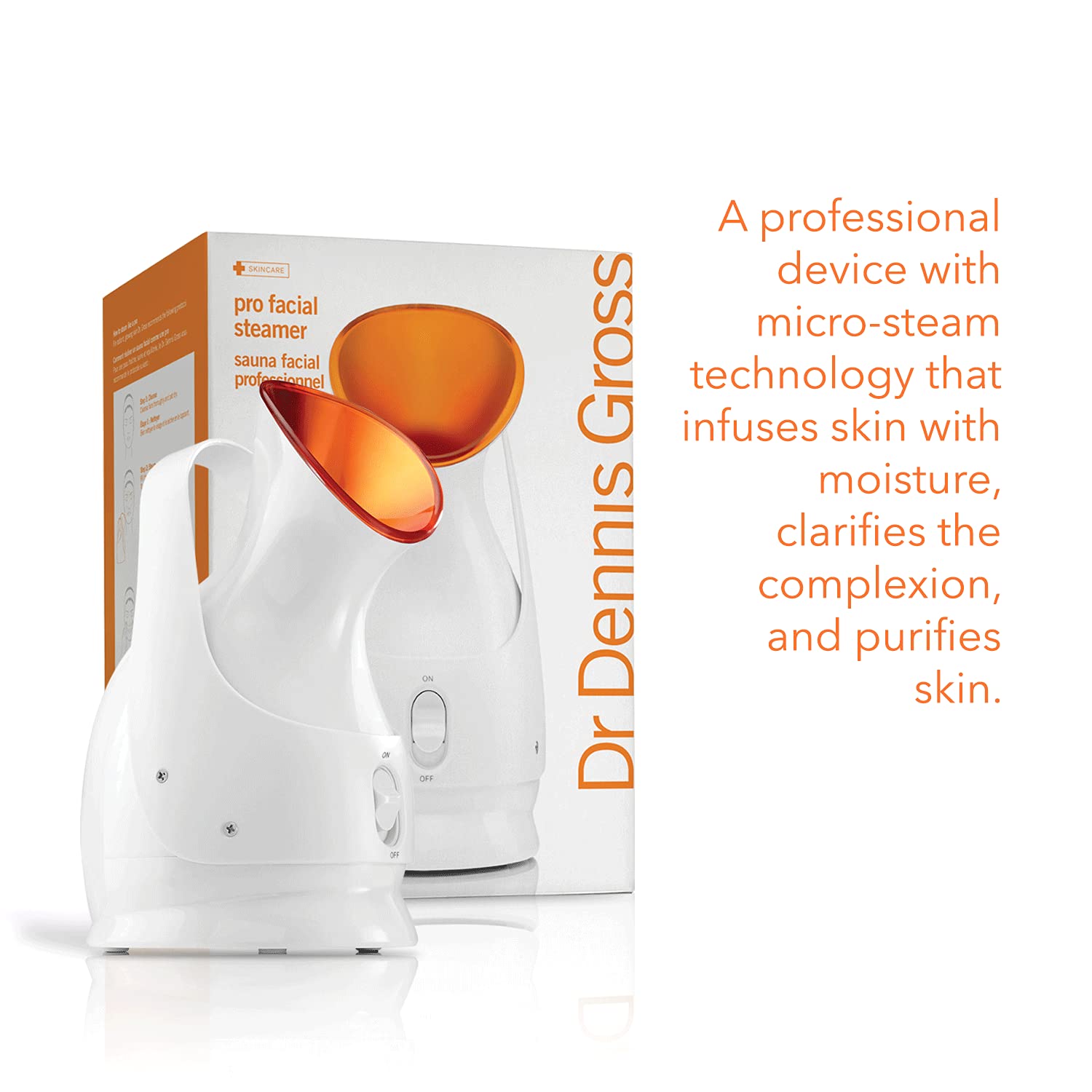 Vaporisateur facial Pro de Dr Dennis Gross idéal à domicile pour une routine spa.