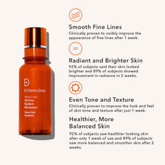 Dr Dennis Gross VitC+Lactic sans huile – pompe pratique pour une application précise
