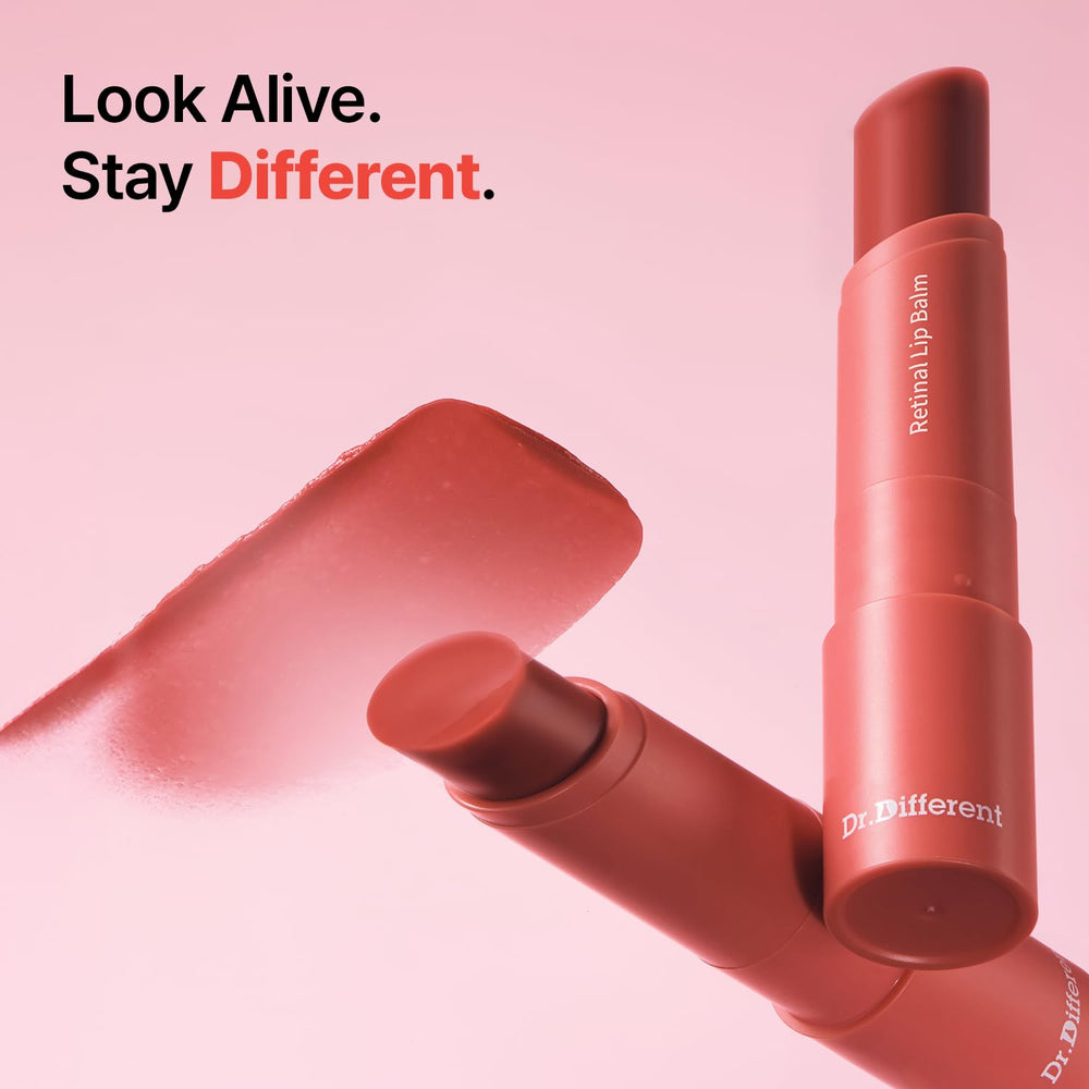 Texture soyeuse du baume retinal Dr.Different pour une application douce