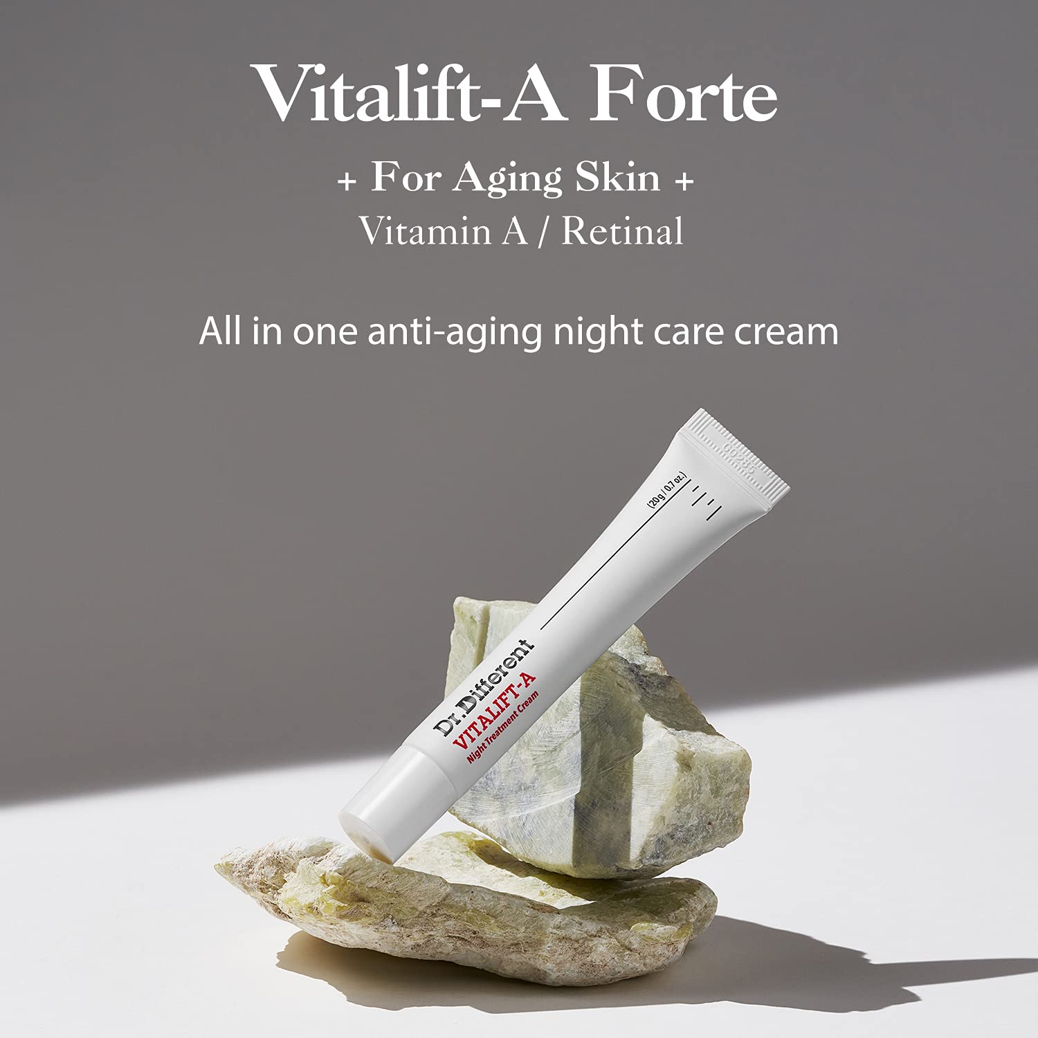Dr.Different VITALIFT-A: crème de nuit fermeté et repulpage prête au réveil.