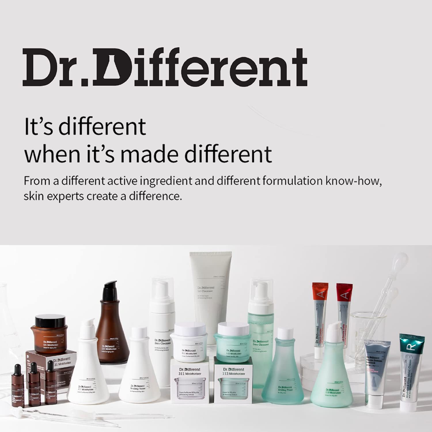 Dr.Different VITALIFT-A: peau lumineuse et repulpée après application.