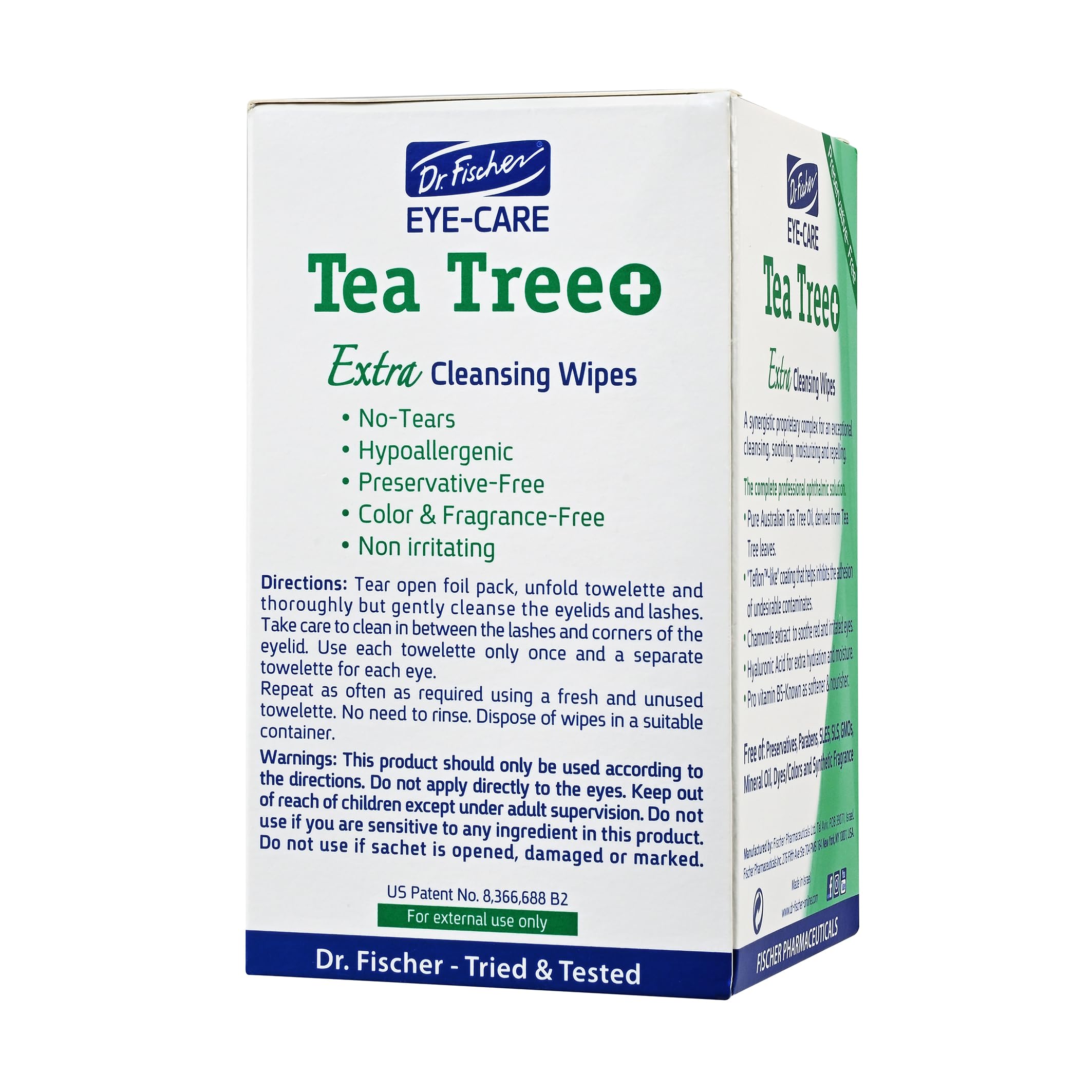 Nettoyage quotidien sans effort avec Dr. Fischer Lingettes Yeux
