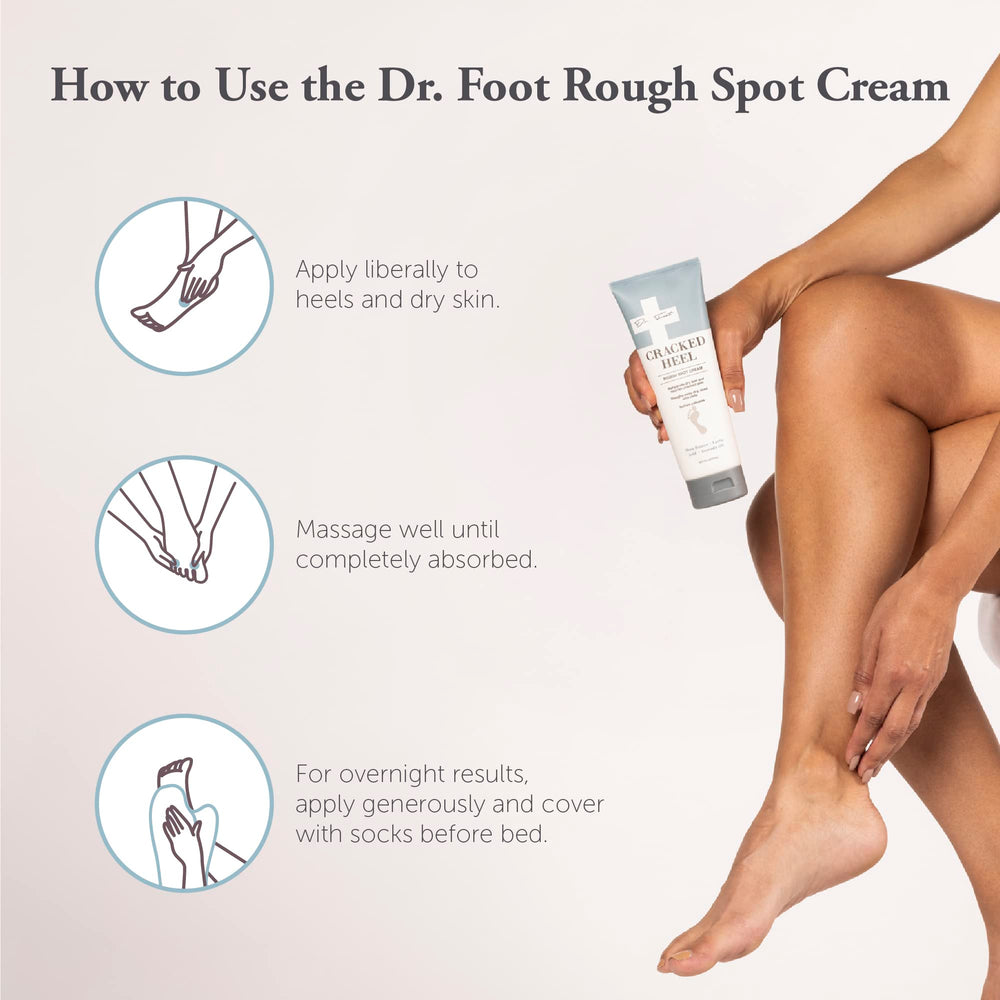 Dr. Foot utilisation nocturne pour pieds secs et fissurés