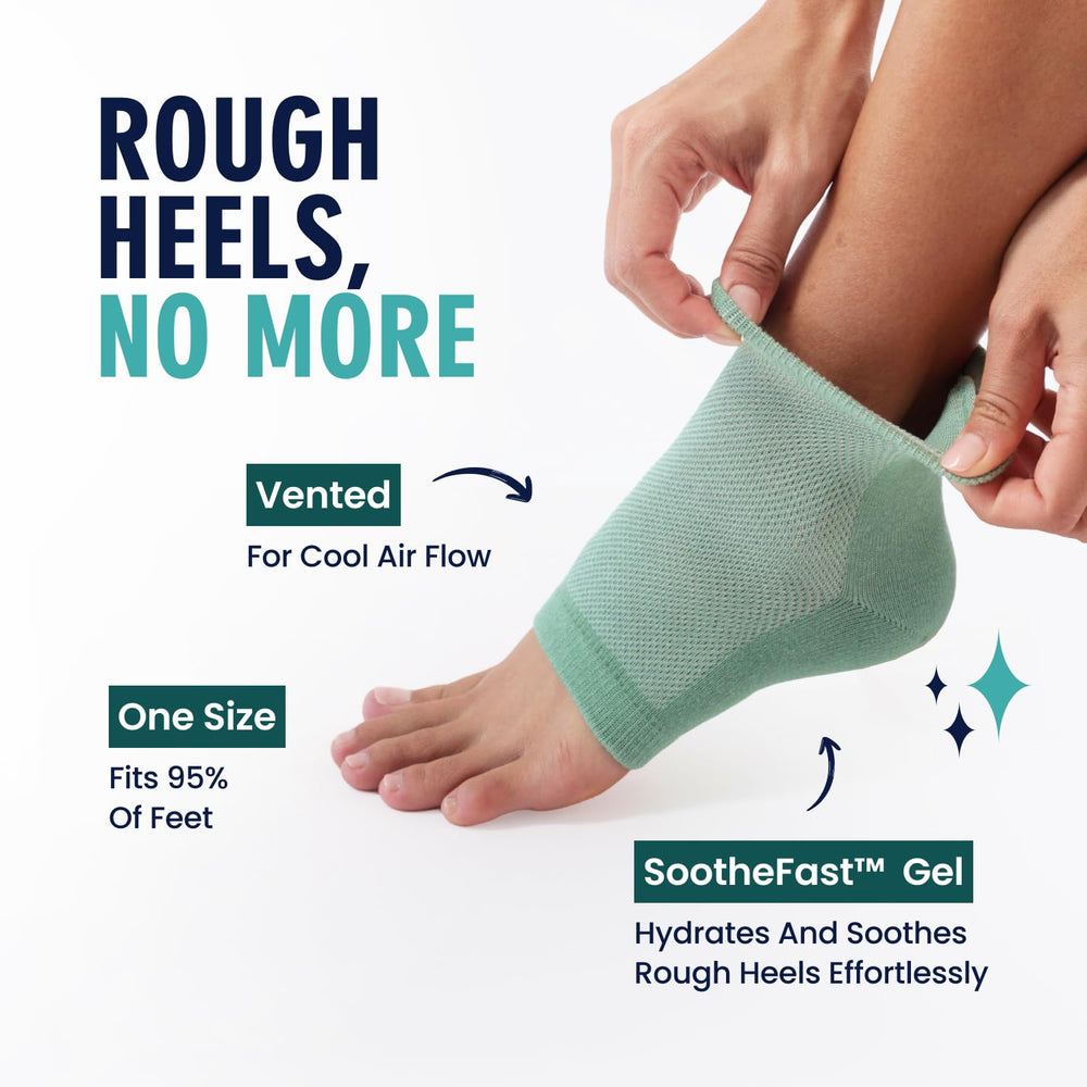 Chaussettes ouvertes à l'orteil pour ventilation et confort.