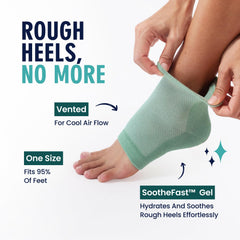 Chaussettes ouvertes à l'orteil pour ventilation et confort.