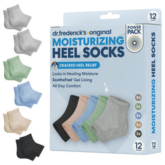 Dr. Frederick's Original chaussettes talons secs en utilisation nocturne pour hydratation