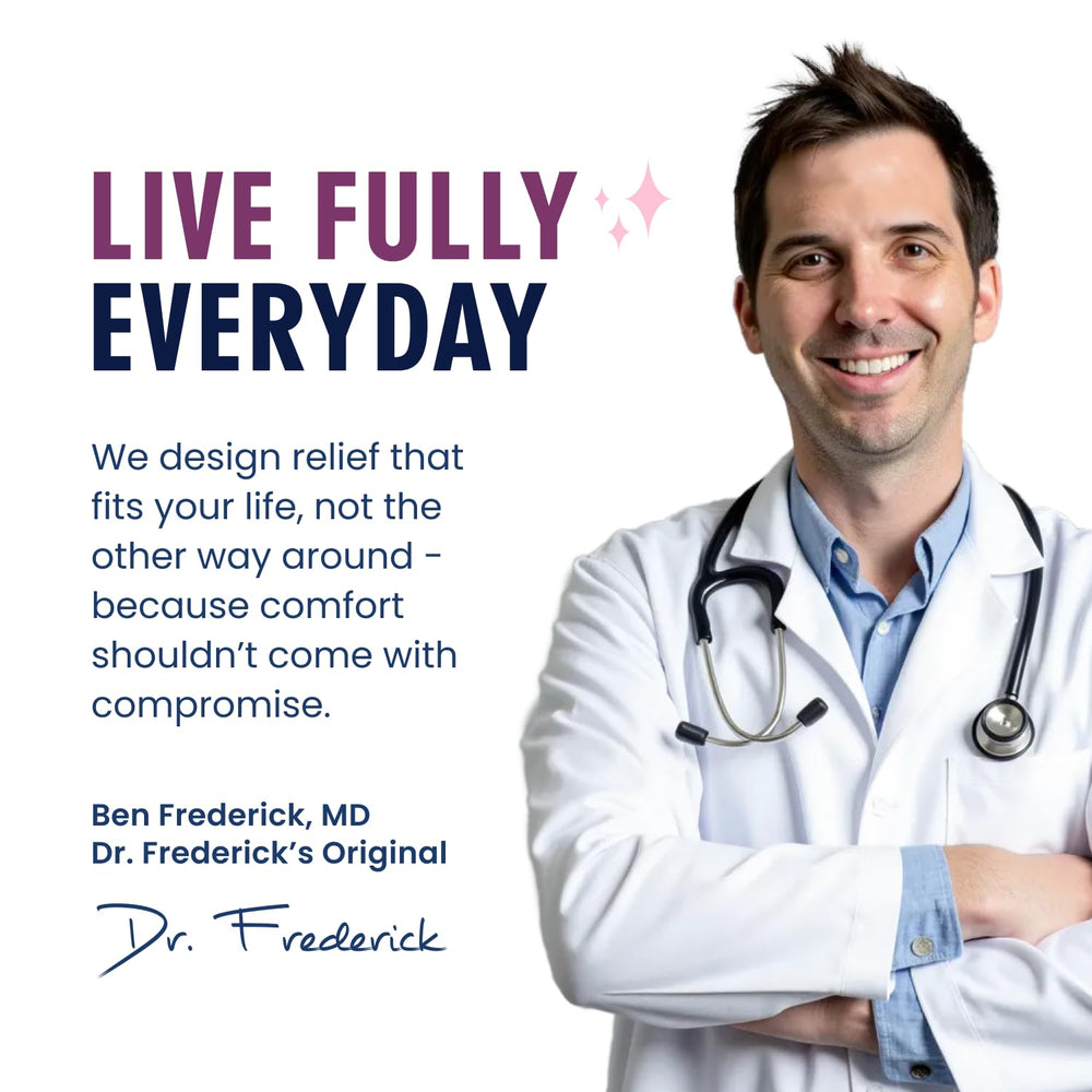 Idée cadeau élégante pour prendre soin des pieds cet hiver avec Dr. Frederick's Original.