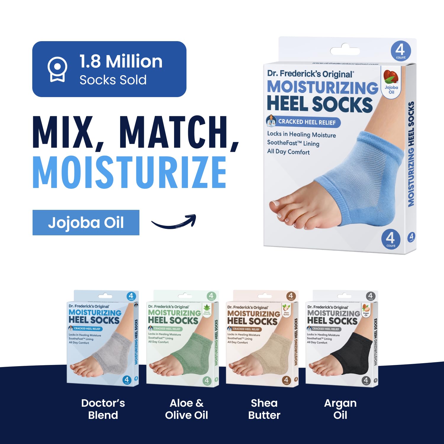 Dr. Frederick's Original: paquet deux-paires pratique et réutilisable pour routine pied