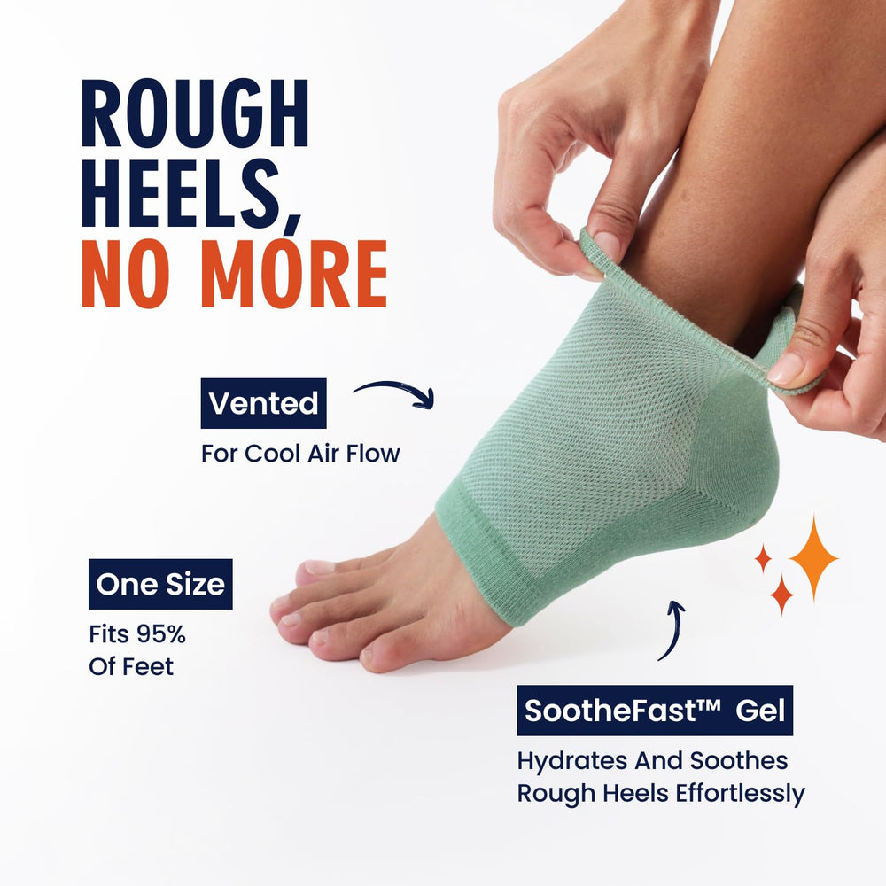 Technologie gel avancée améliore absorption des soins des pieds