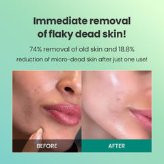 Dr.G démonstration d’application et massage visage pour exfoliation douce.