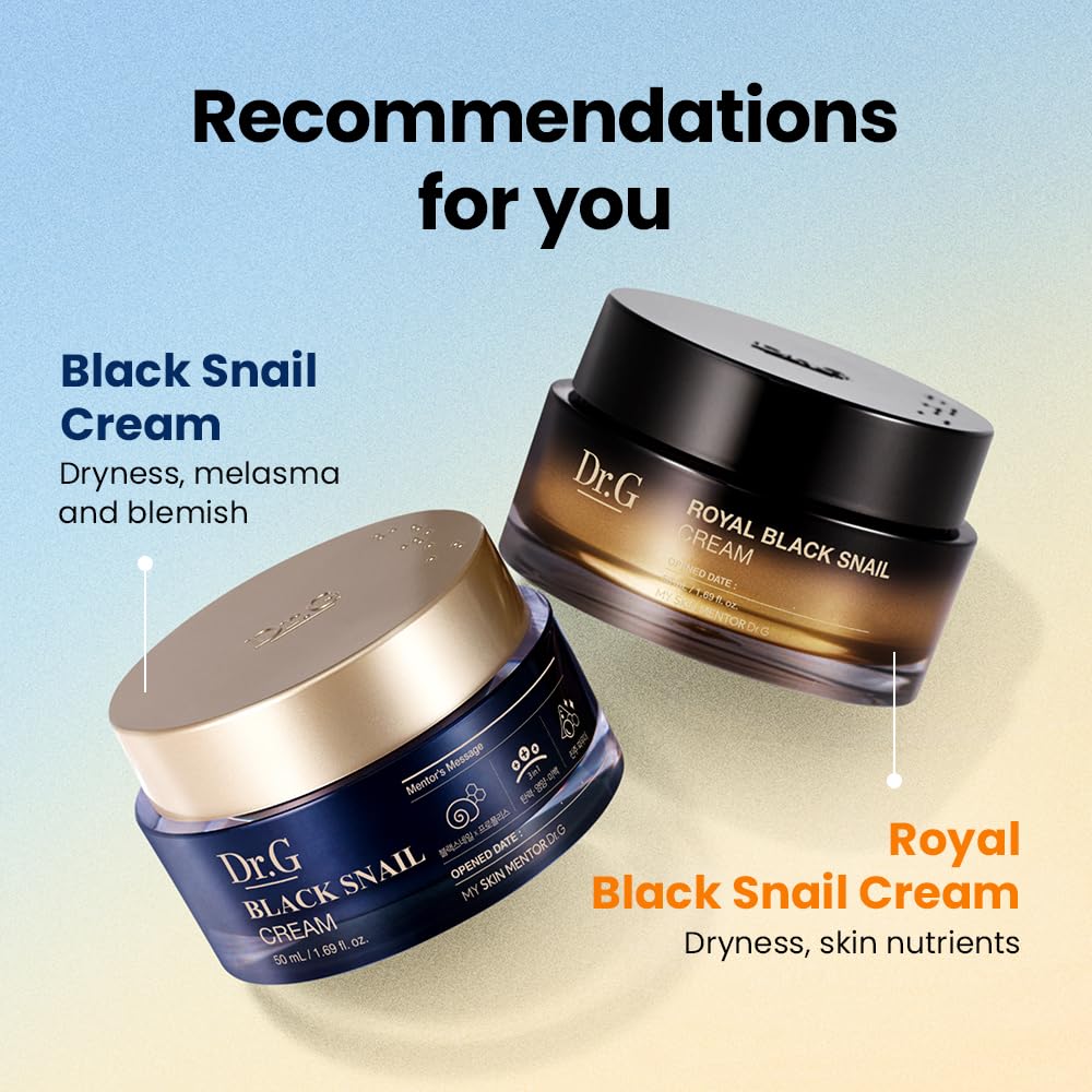 Dr.G Crème Noire Royale soin-imperfections : aide à lisser petites irrégularités.