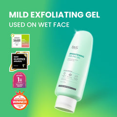 Dr.G gros plan sur la texture légère du gel exfoliant.