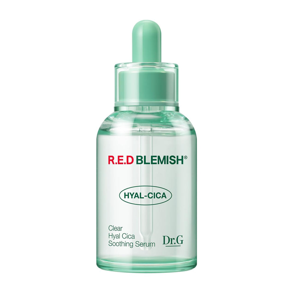 Dr. G R.E.D. Blemish Clear: flacon léger offrant hydratation durable.