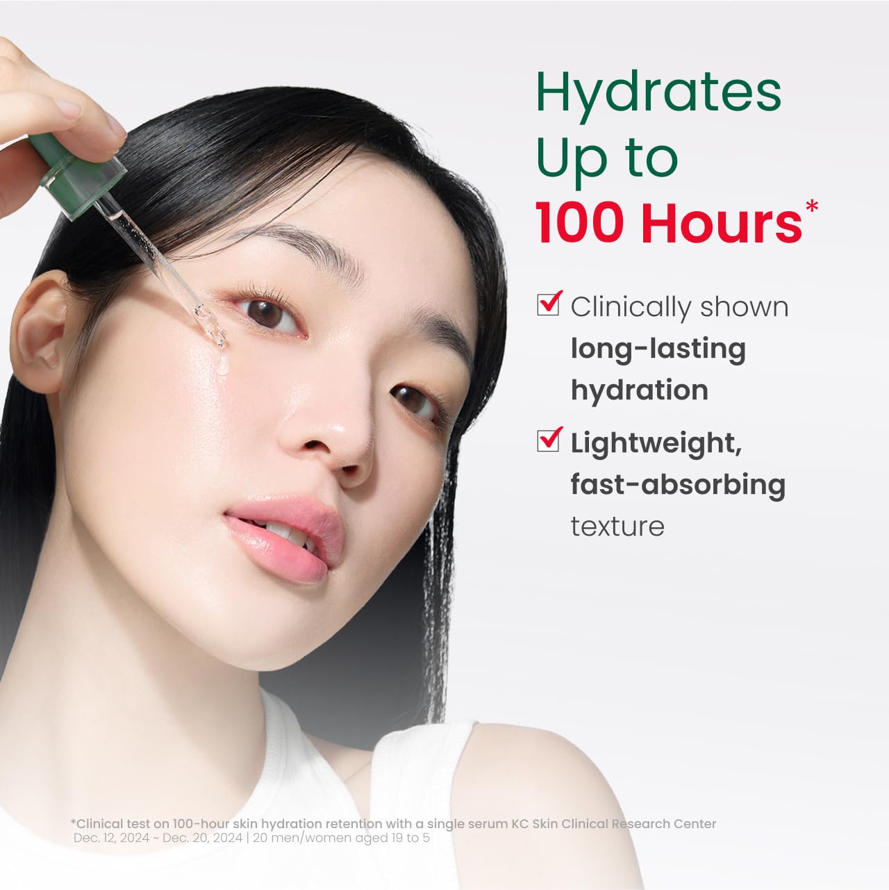 Dr. G R.E.D. Blemish Clear: étiquette mettant en valeur les actifs clés.