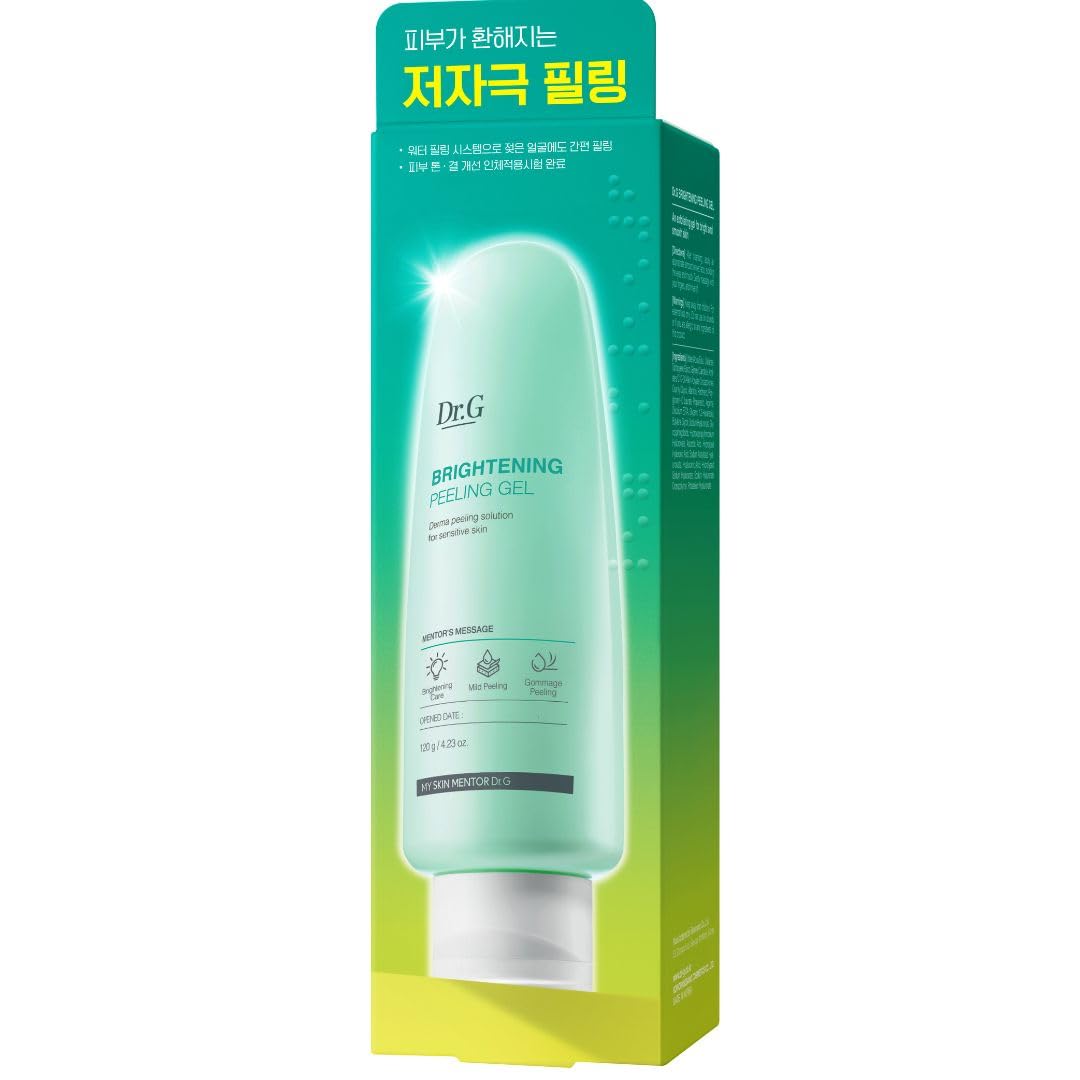 Dr.G rituel quotidien de soin avec ce gel exfoliant.