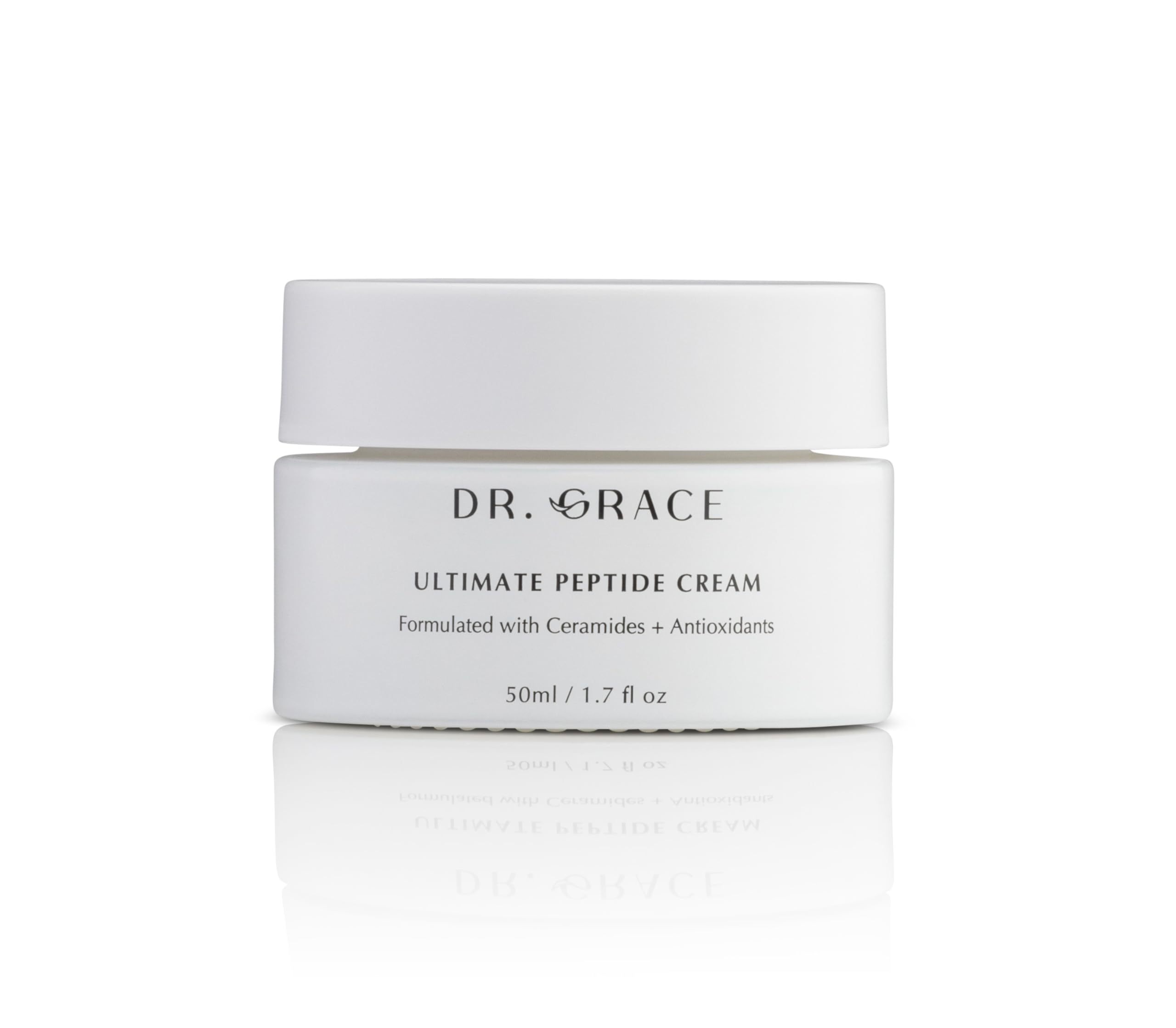 Dr. Grace Crème au Peptide Ultime dans son pot, texture riche et hydratation durable.
