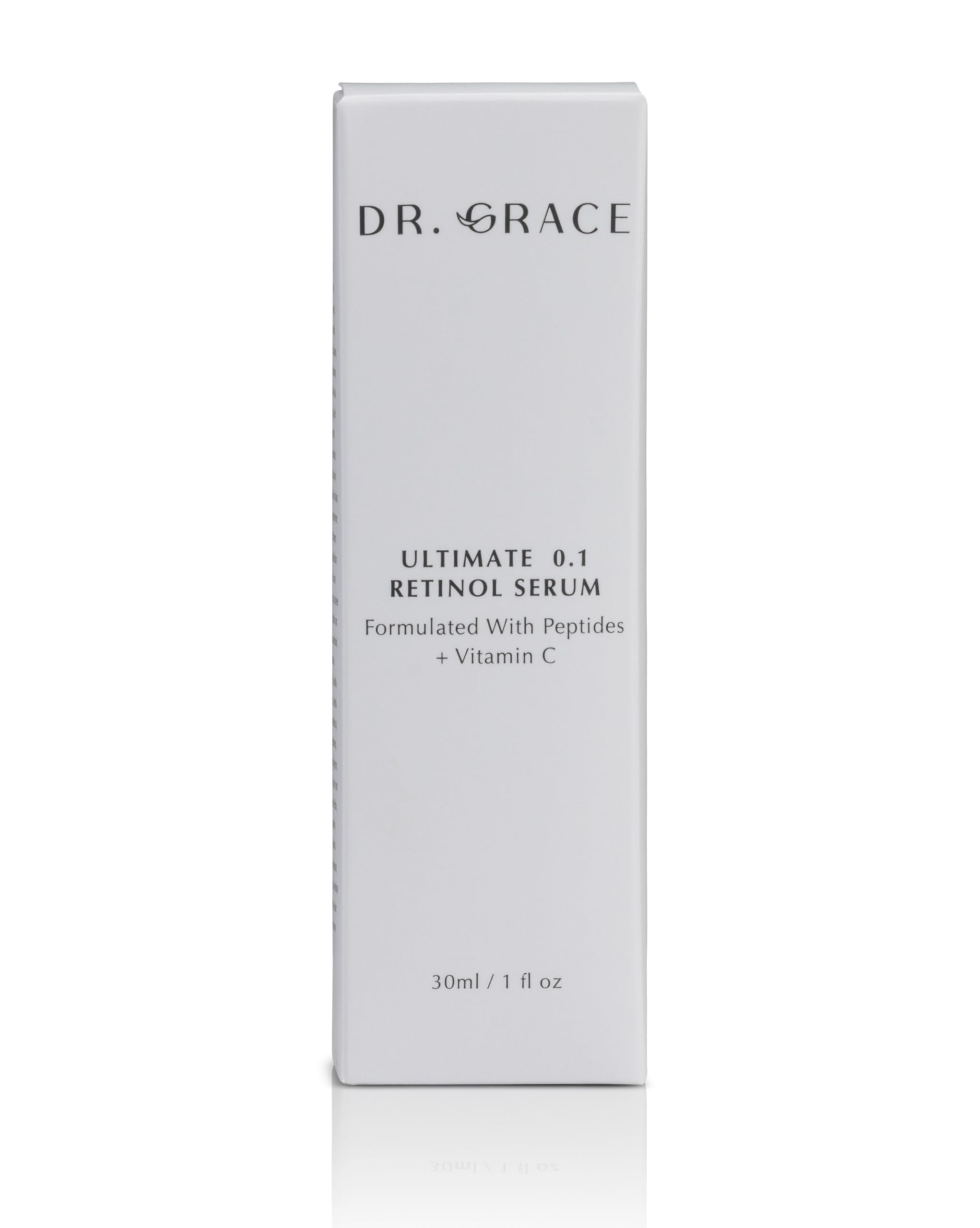 Dr. Grace Ultimate sérum rétinol, pompe visible, usage pratique nuit après nuit.