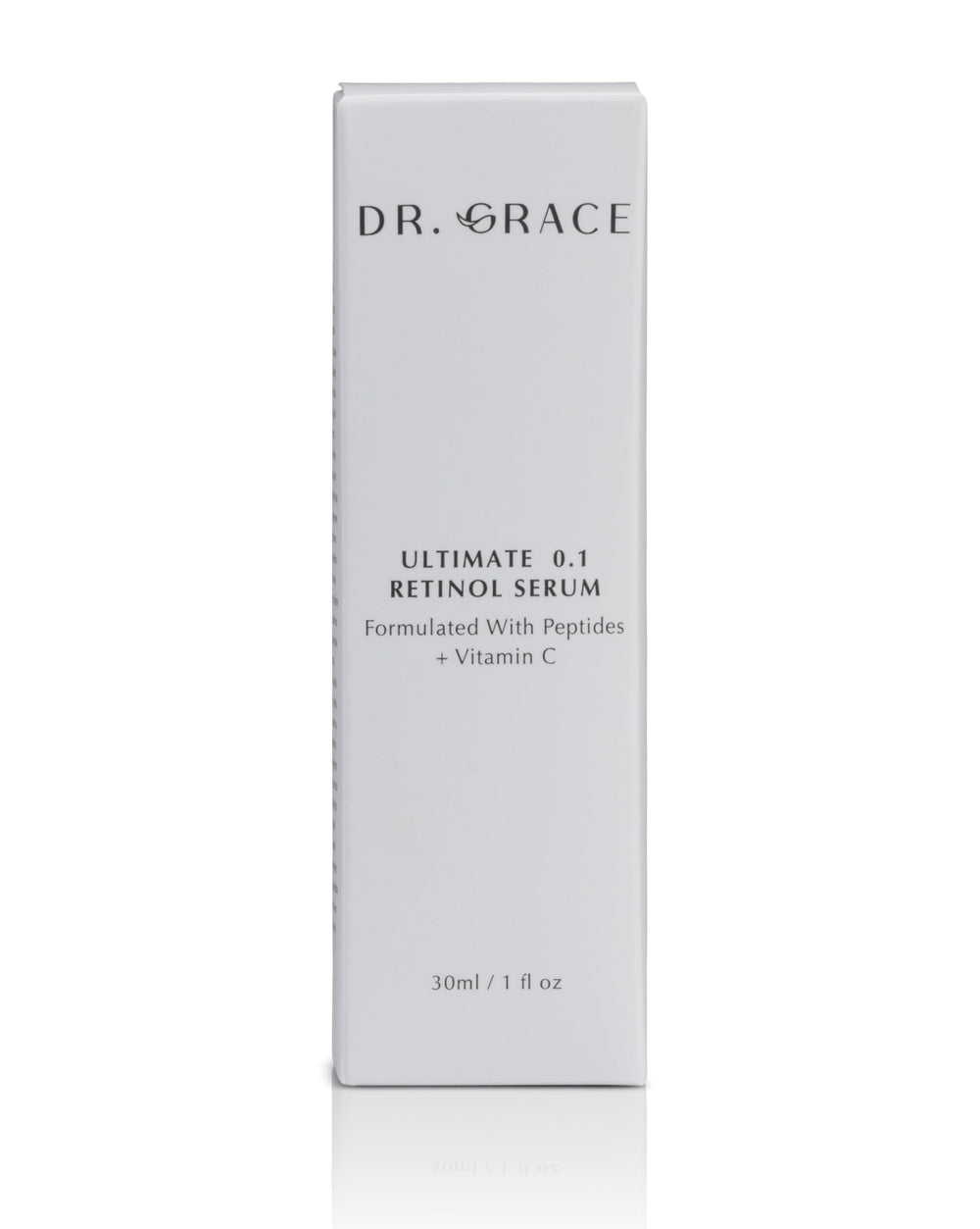 Dr. Grace Ultimate sérum rétinol, pompe visible, usage pratique nuit après nuit.