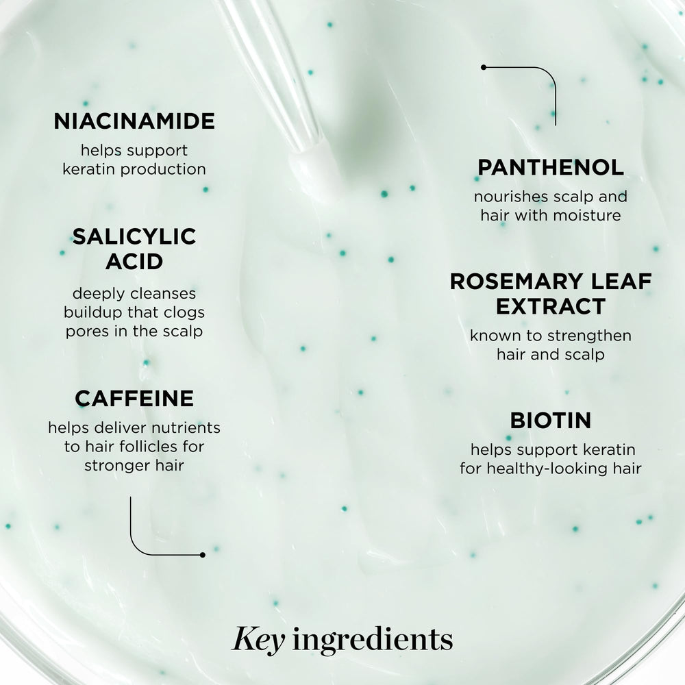Acide salicylique Dr. Groot exfolie en douceur le cuir chevelu.