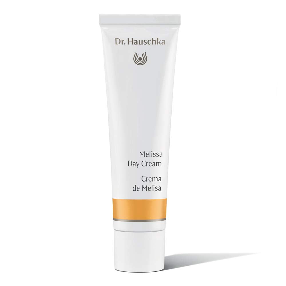 Dr Hauschka Melissa Crème de Jour, bouteille, hydratation légère pour peau mixte.
