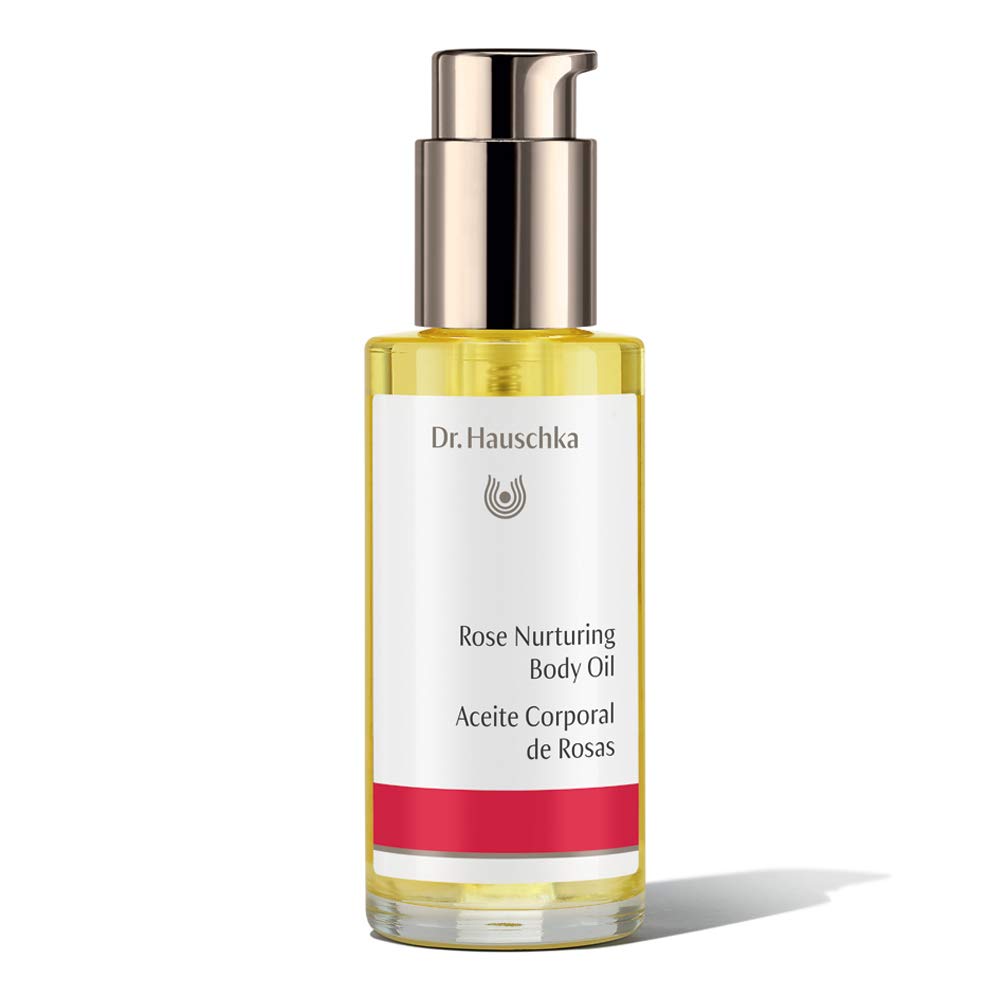 Dr. Hauschka Rose huile pour le corps, hydratation rapide après le bain et soin quotidien