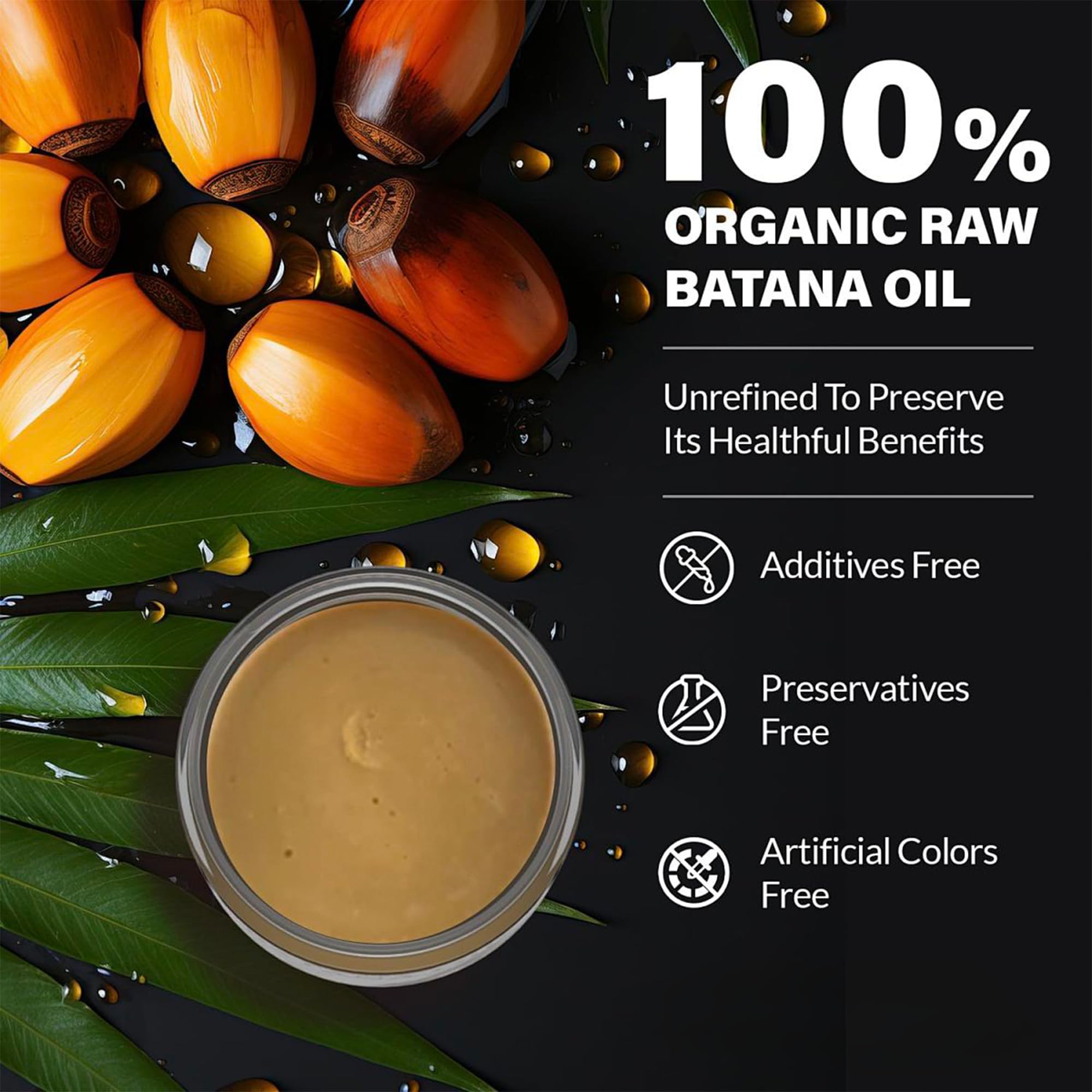 Batana Oil Dr. Healdy – texture naturelle, hydratation profonde des mèches.