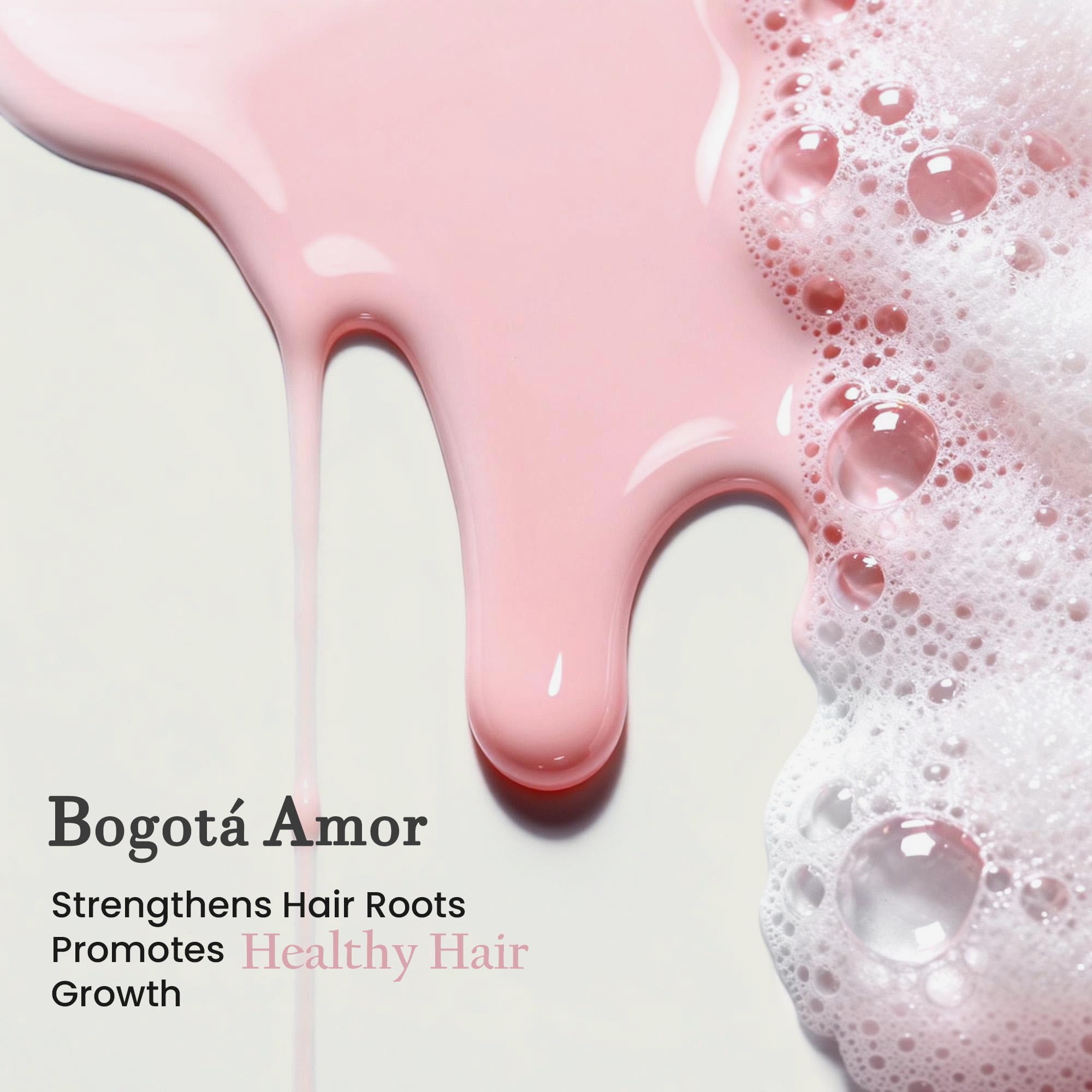 Dr Healdy Conditionneur-bouteille rose, cheveux souples et nourris après lavage.