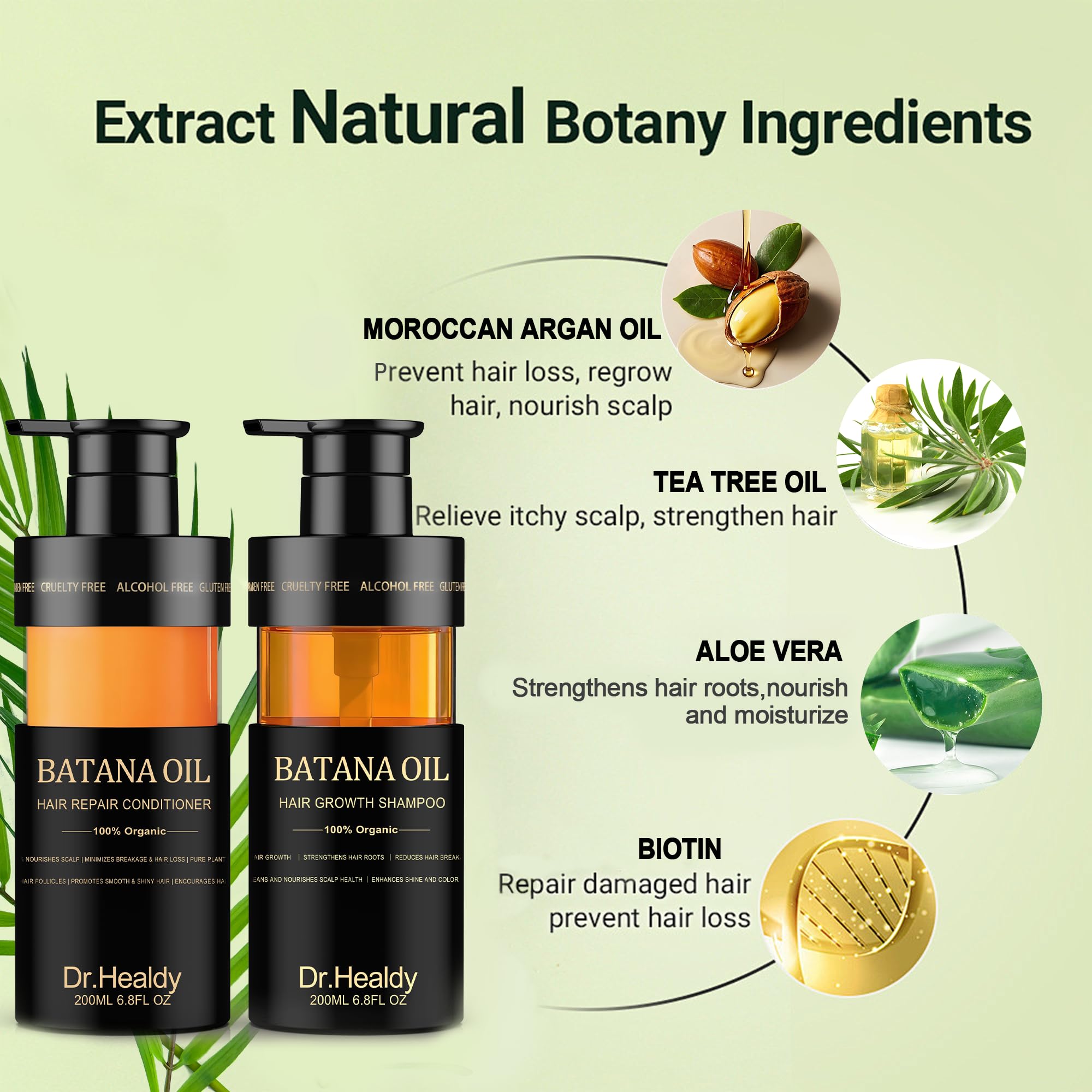 Cuir chevelu clarifié et équilibré avec la formule Dr. Healdy.