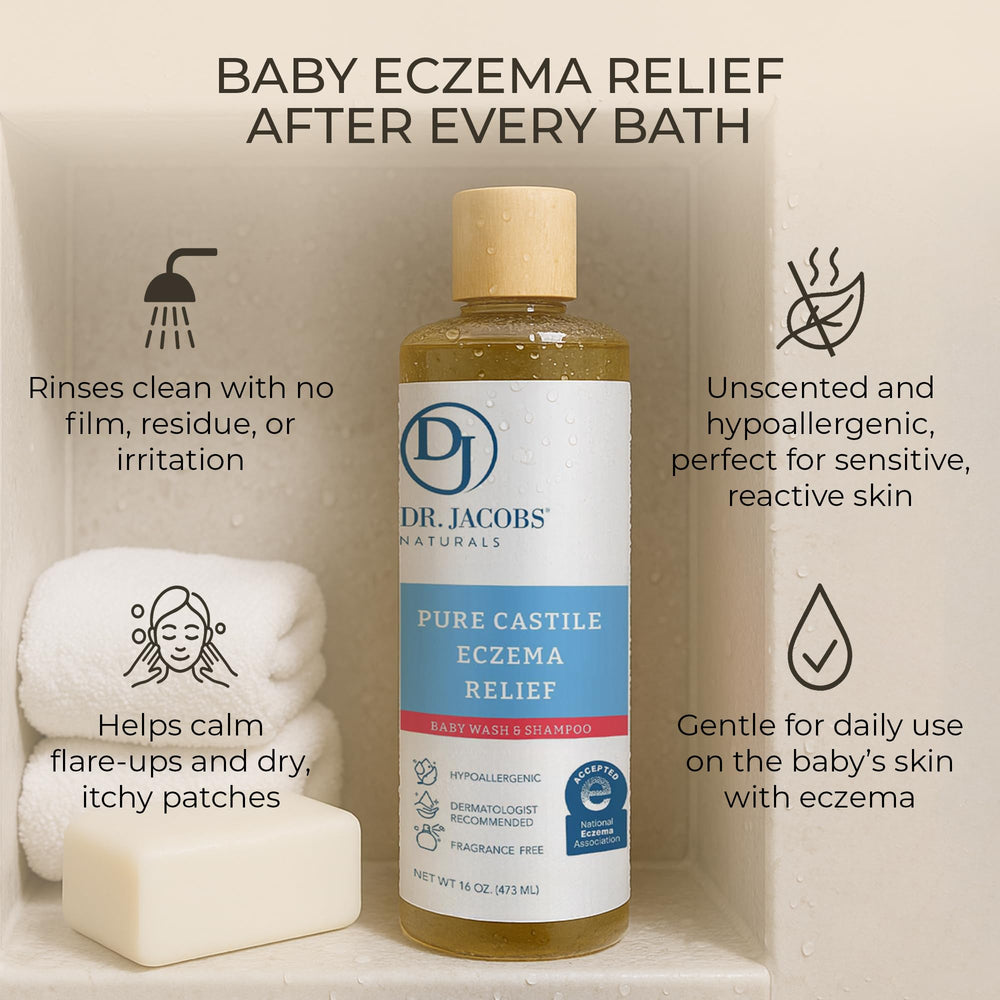 Certification NEA: Dr. Jacobs Naturals respecte les standards cutanés des bébés.
