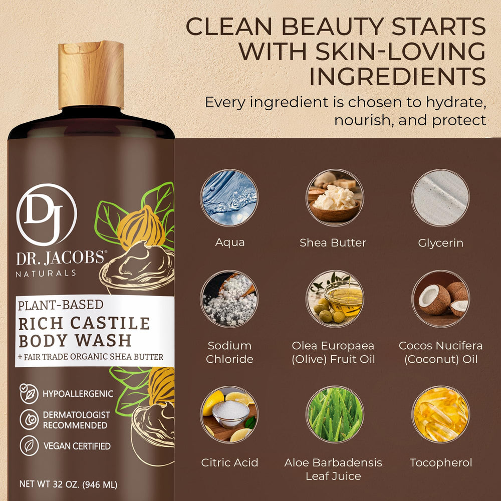 Huile coco olive Dr. Jacobs Naturals, nettoyage doux.