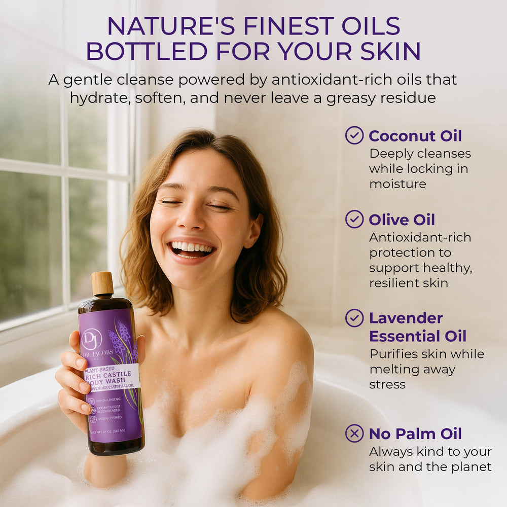 Aloe vera et vitamine E dans DR.JACOBS NATURALS pour hydratation apaisante.
