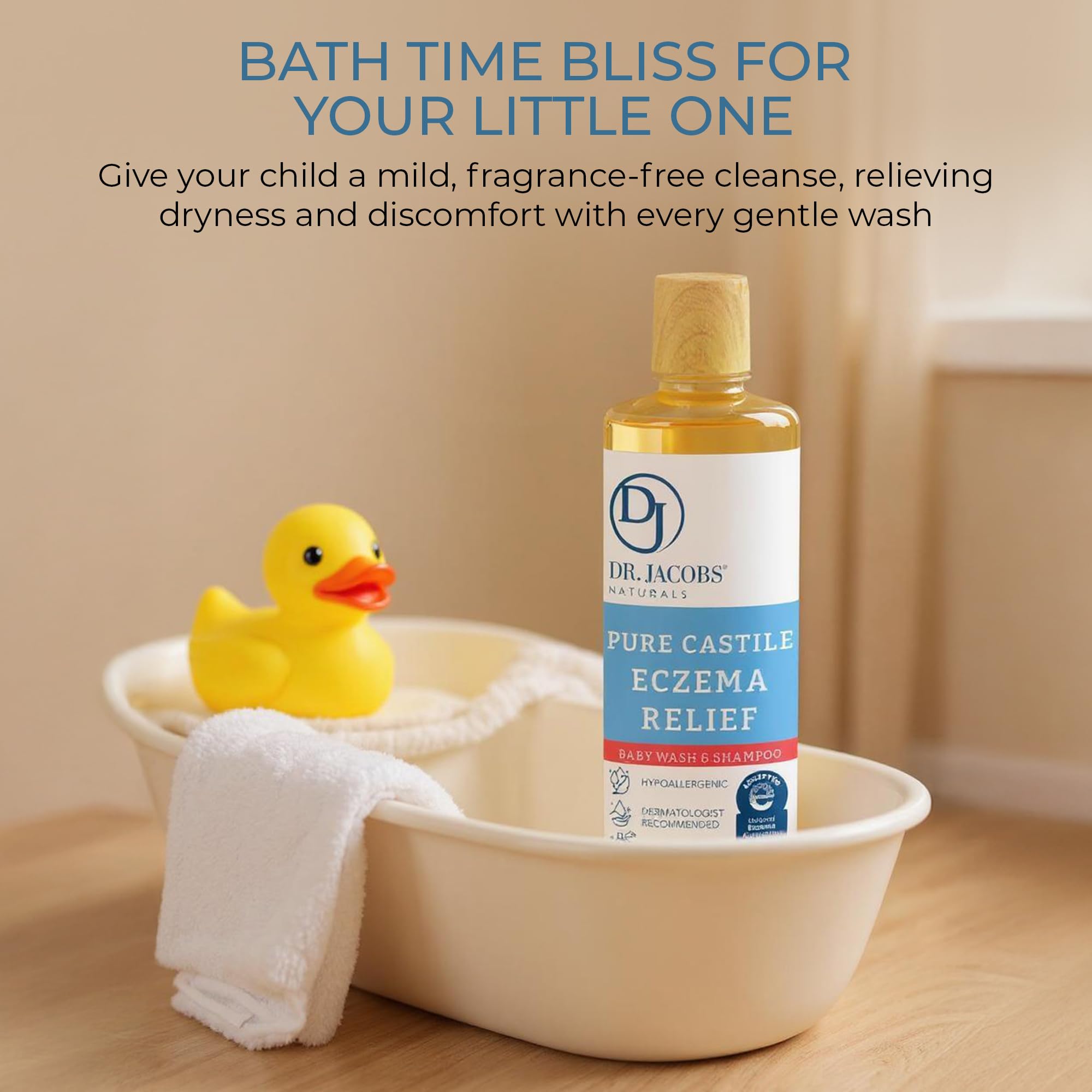 Sans parfum: lavage neutre pour bébés sensibles et allergies potentielles.