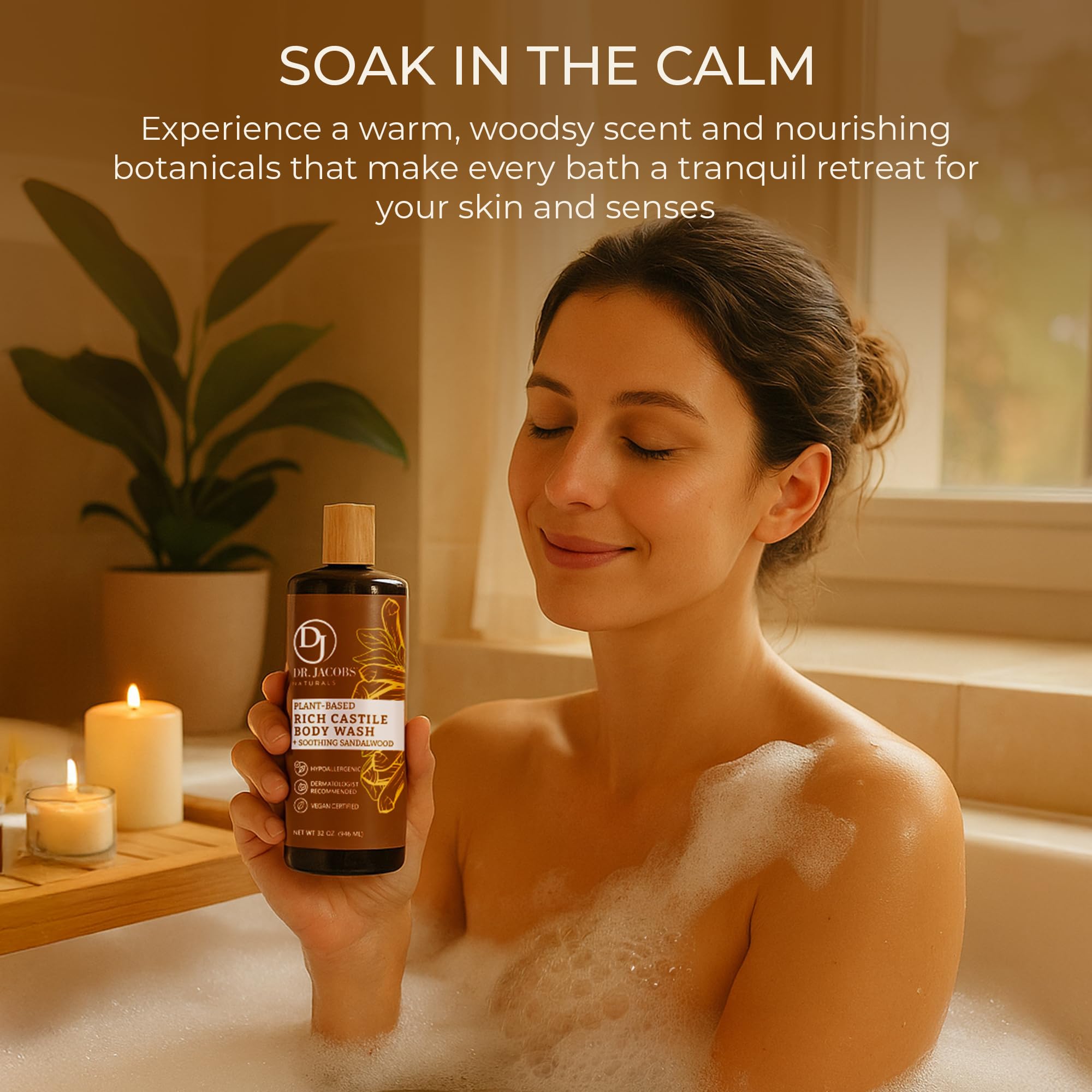 DR.JACOBS NATURALS utilisation quotidienne – douche douce et confortable.