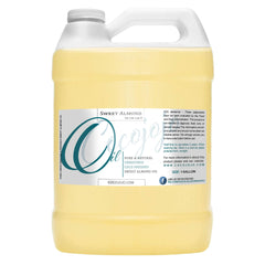 Dr Joe Lab huile d'amande douce – bouteille 1 gallon, hydratation durable pour peau et cheveux