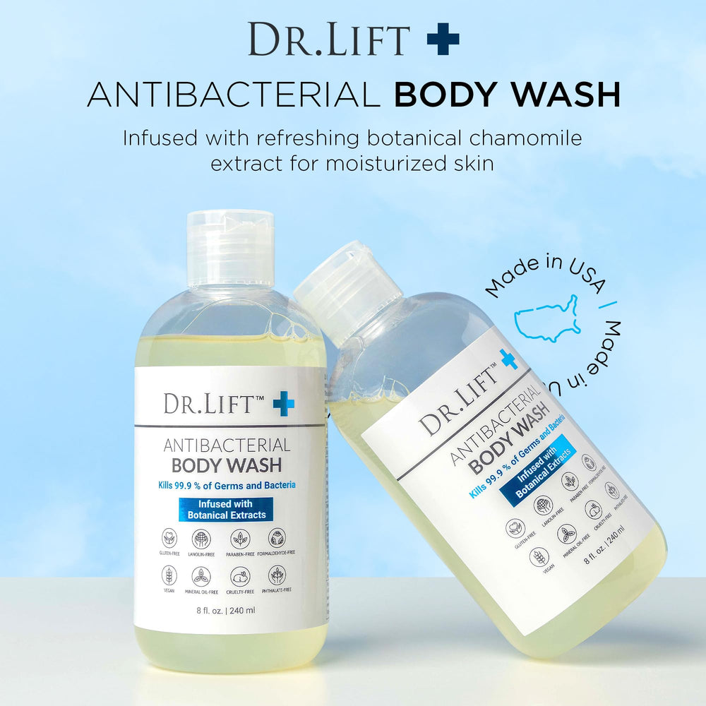 DR. LIFT Gel Douche vegan sans parabènes ni phtalates.