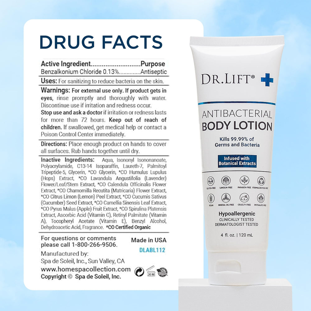 Routine soin avec DR. LIFT pour le corps