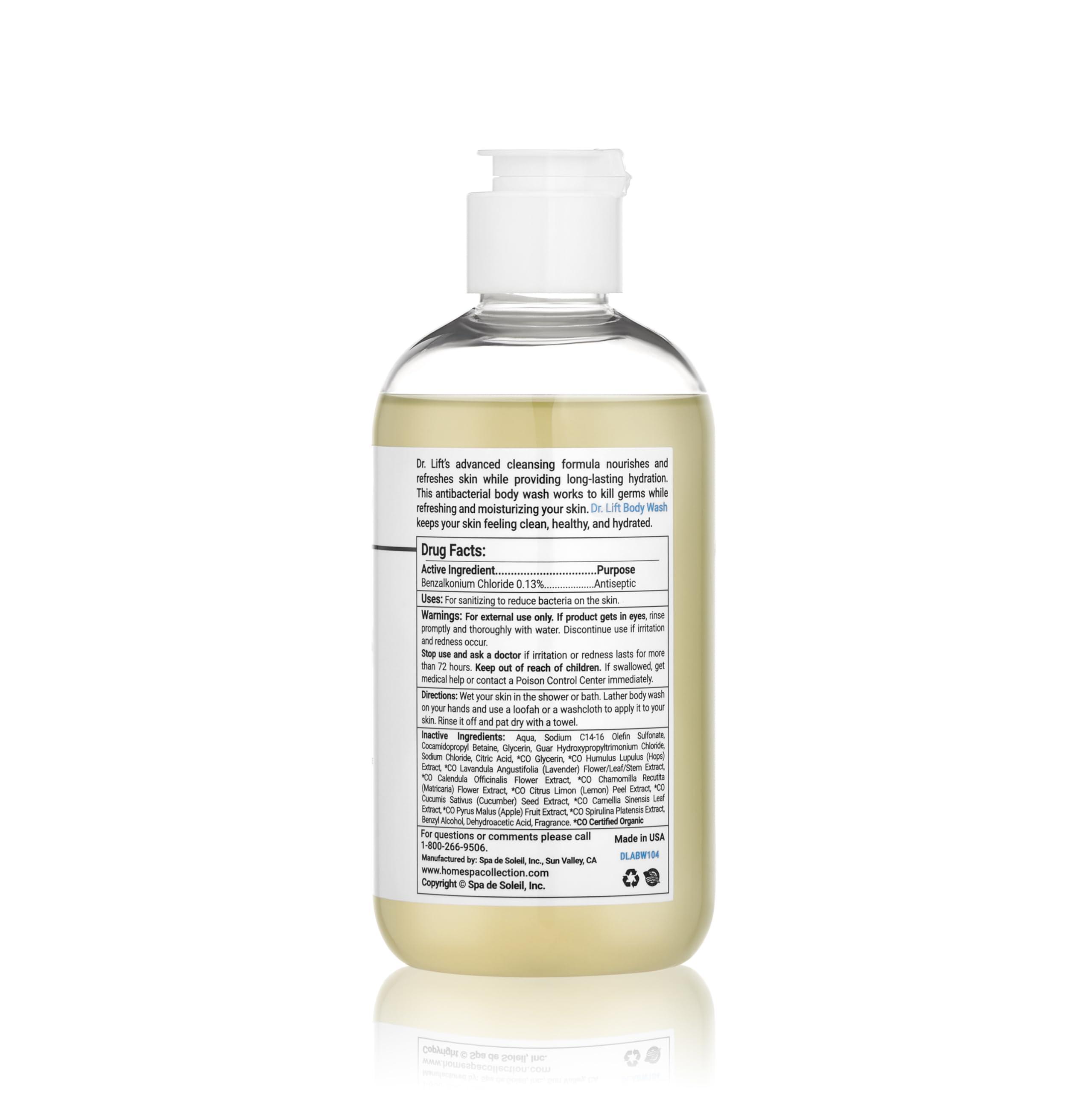 Utilisation après une procédure pour nettoyer en douceur et hydrater la peau.